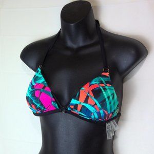 Pink Victoria's Secret Floral bikini top